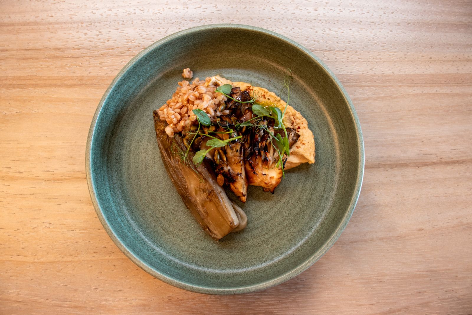 Image may contain Food Food Presentation Plate Meat Pork and Seafood